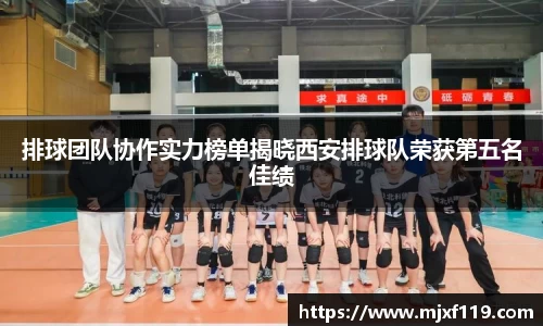 排球团队协作实力榜单揭晓西安排球队荣获第五名佳绩